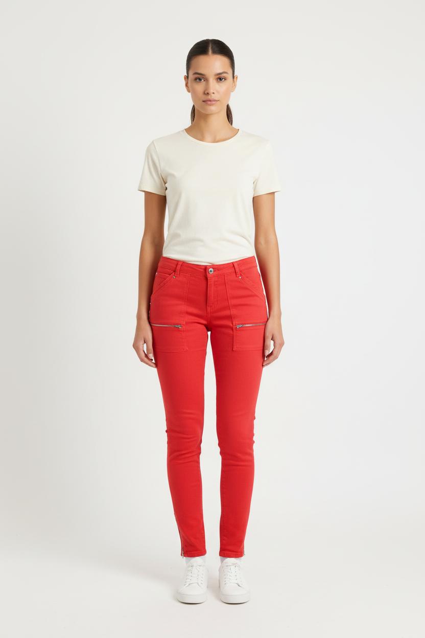 Jean Rouge - Taille L/40 de la marque IKKS | PARAD76816 - Vendu par Paradigme - Image 1