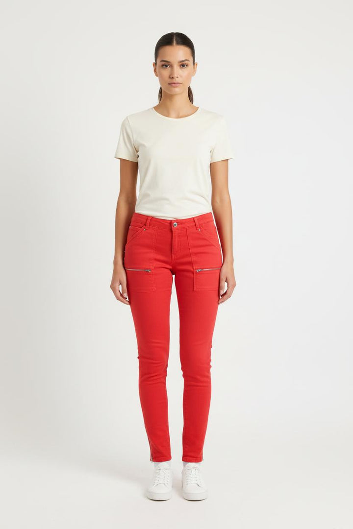 Jean Rouge - Taille L/40 de la marque IKKS | PARAD76816 - Vendu par Paradigme - Image 1