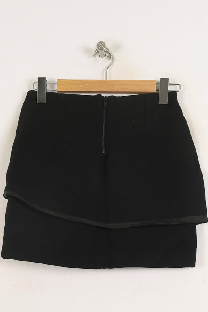 Jupe Portefeuille Noire - Taille L/40 de la marque The Kooples | PARAD76828 - Vendu par Paradigme - Image 4