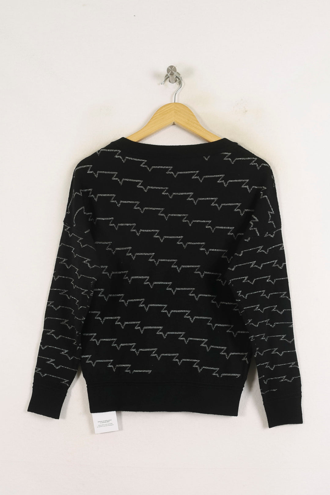 Sweat Noir et Gris - Taille XS/34 de la marque Zadig&Voltaire | PARAD76832 - Vendu par Paradigme - Image 4