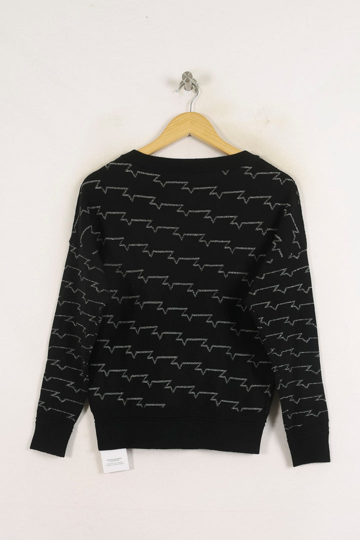 Sweat Noir et Gris - Taille XS/34 de la marque Zadig&Voltaire | PARAD76832 - Vendu par Paradigme - Image 4