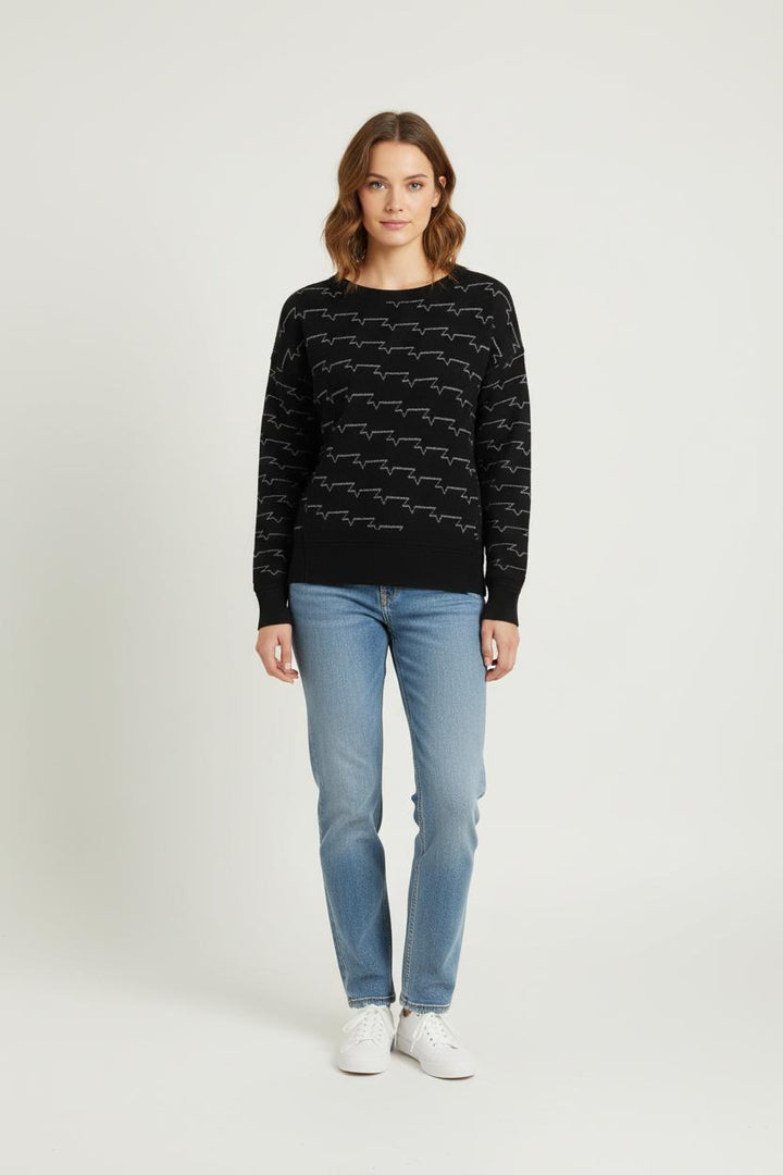 Sweat Noir et Gris - Taille XS/34 de la marque Zadig&Voltaire | PARAD76832 - Vendu par Paradigme - Image 1