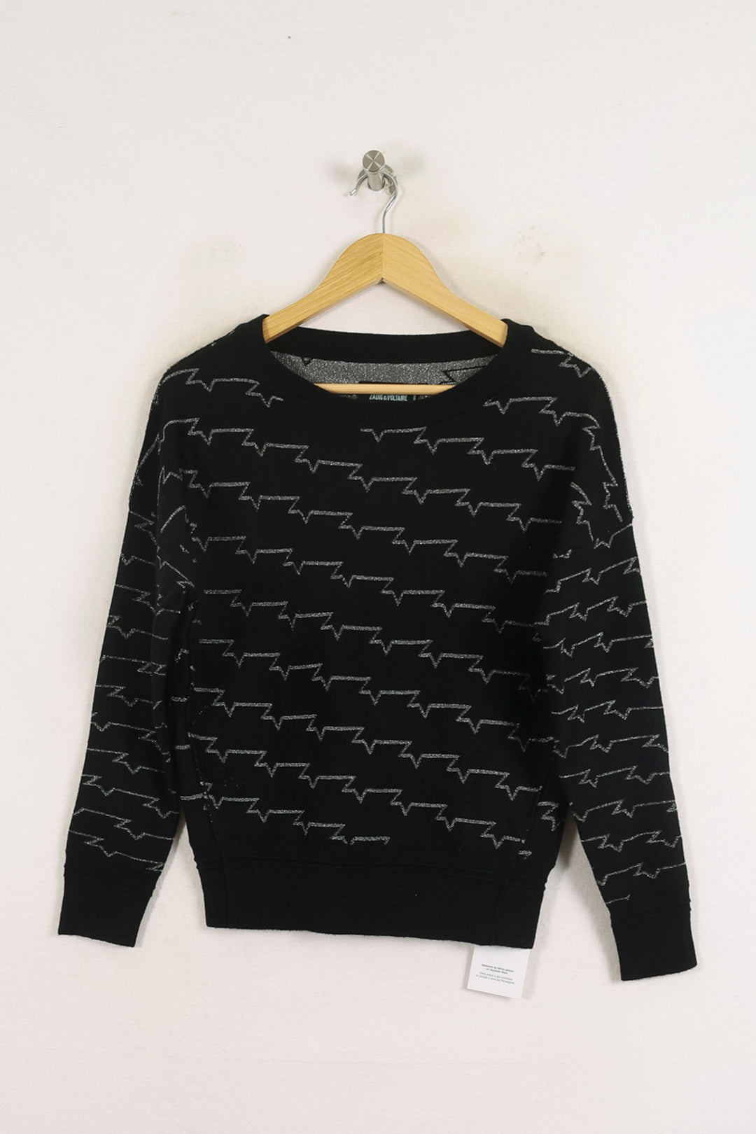 Sweat Noir et Gris - Taille XS/34 de la marque Zadig&Voltaire | PARAD76832 - Vendu par Paradigme - Image 2
