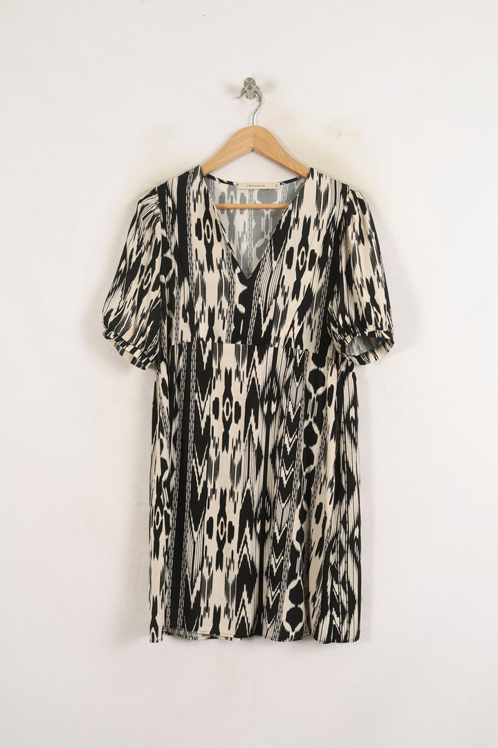 Robe Noire et Blanche - Taille S/36 de la marque La Fée Maraboutée | PARAD76843 - Vendu par Paradigme - Image 2