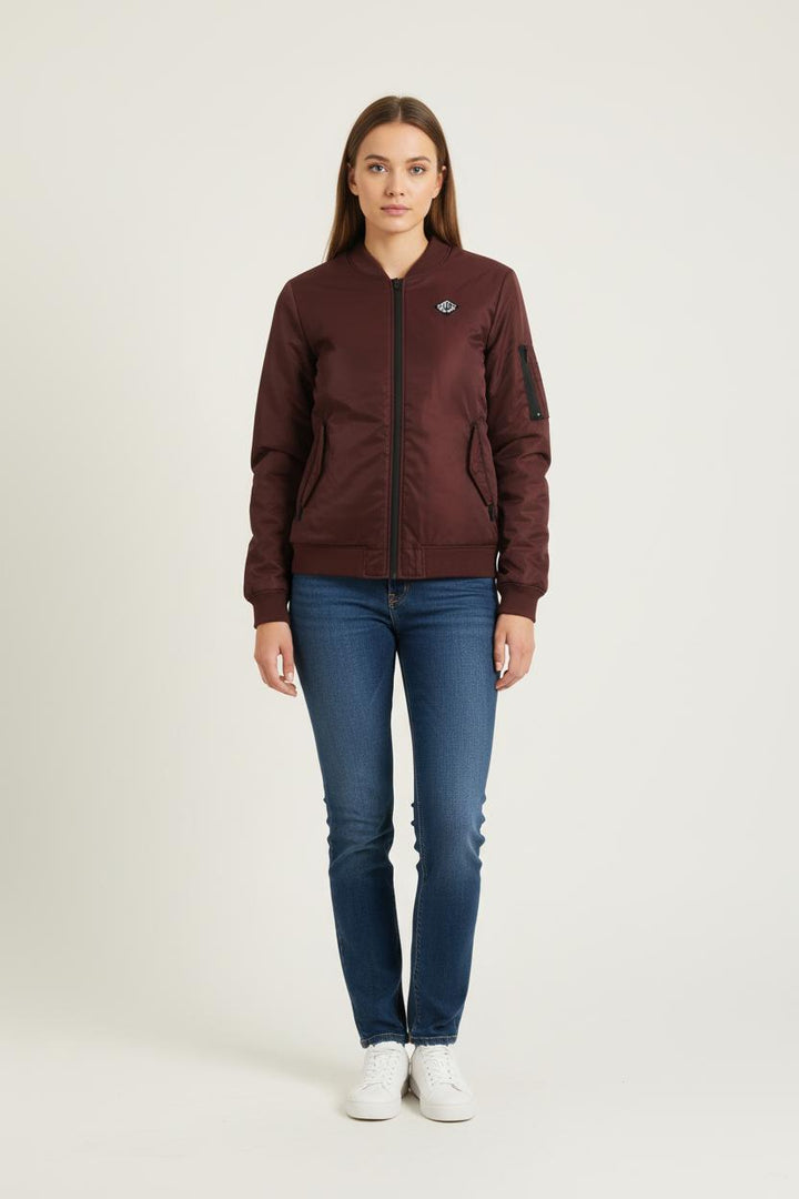 Blouson Bordeaux - Taille S/36 de la marque IKKS | PARAD76851 - Vendu par Paradigme - Image 1