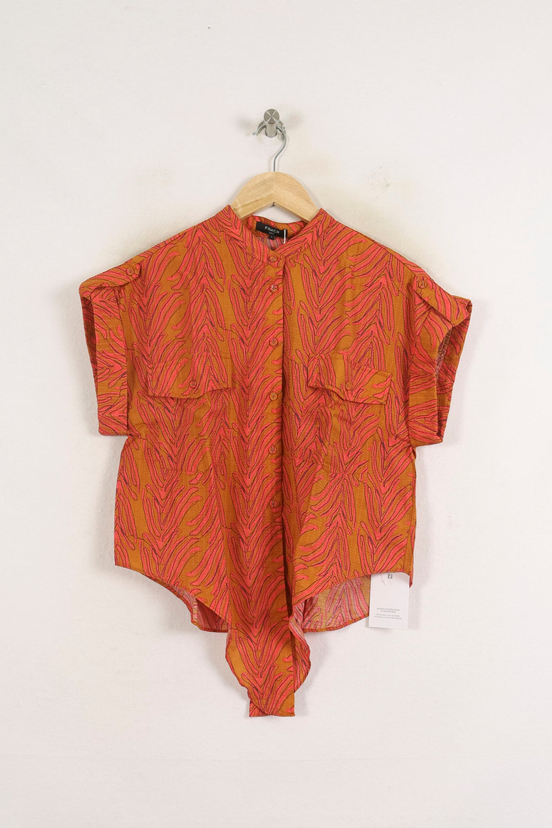 Chemise Orange et Rose - Taille S/36 de la marque FRNCH | PARAD76854 - Vendu par Paradigme - Image 2