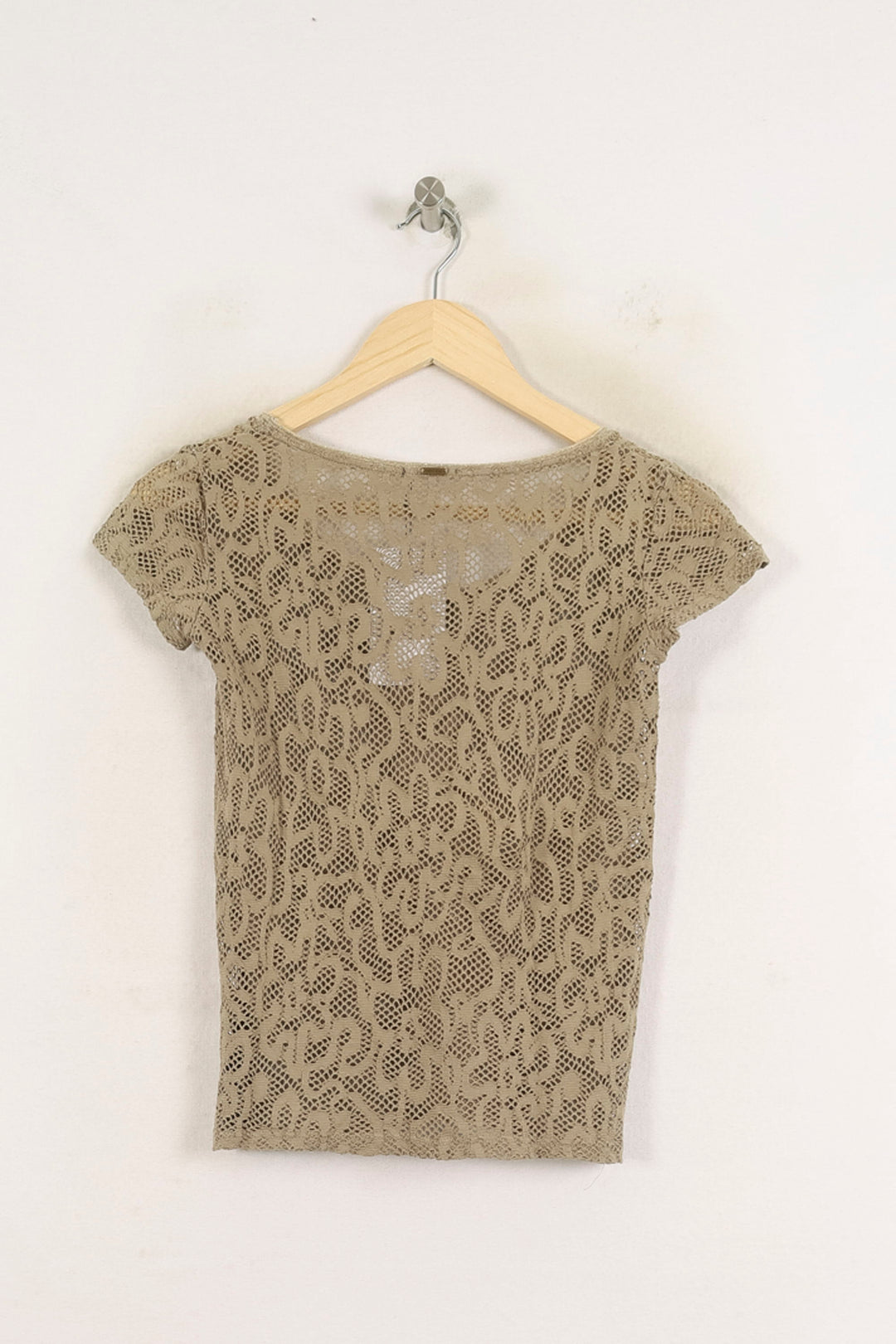 T-shirt Dentelle Doré - Taille XS/34 de la marque IKKS | PARAD76856 - Vendu par Paradigme - Image 4