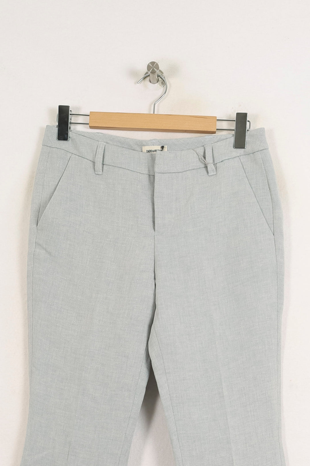 Pantalon Gris Clair - Taille M/38 de la marque Zadig&Voltaire | PARAD76859 - Vendu par Paradigme - Image 2