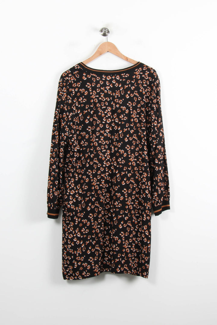 Robe Noire et Marron - Taille XL/42 de la marque La Fée Maraboutée | PARAD76862 - Vendu par Paradigme - Image 4