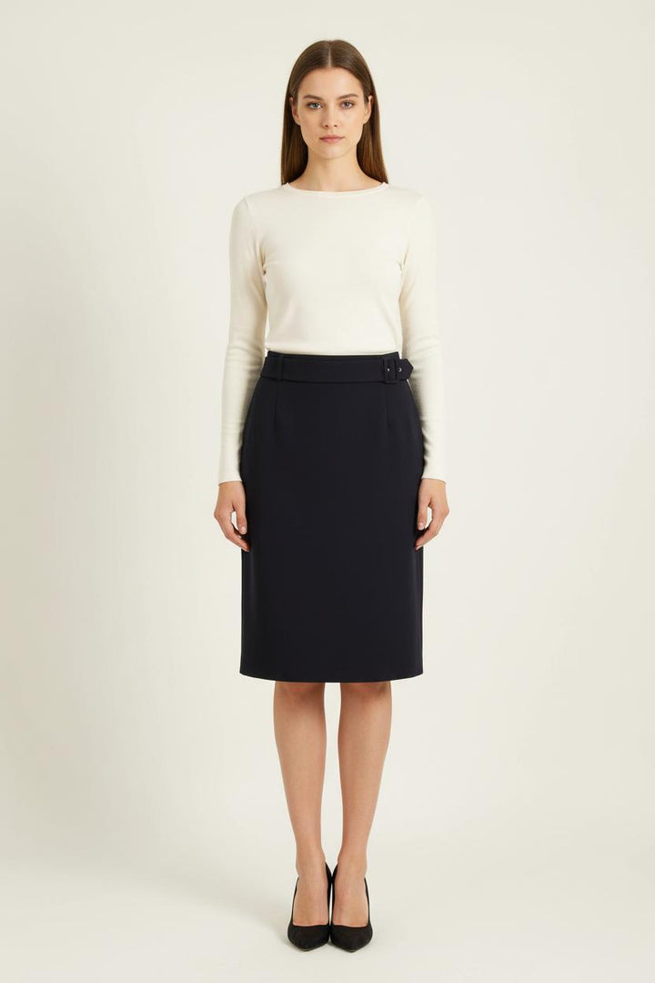 Jupe Droite Bleue - Taille XXL/44 de la marque Gerard Darel | PARAD76864 - Vendu par Paradigme - Image 1