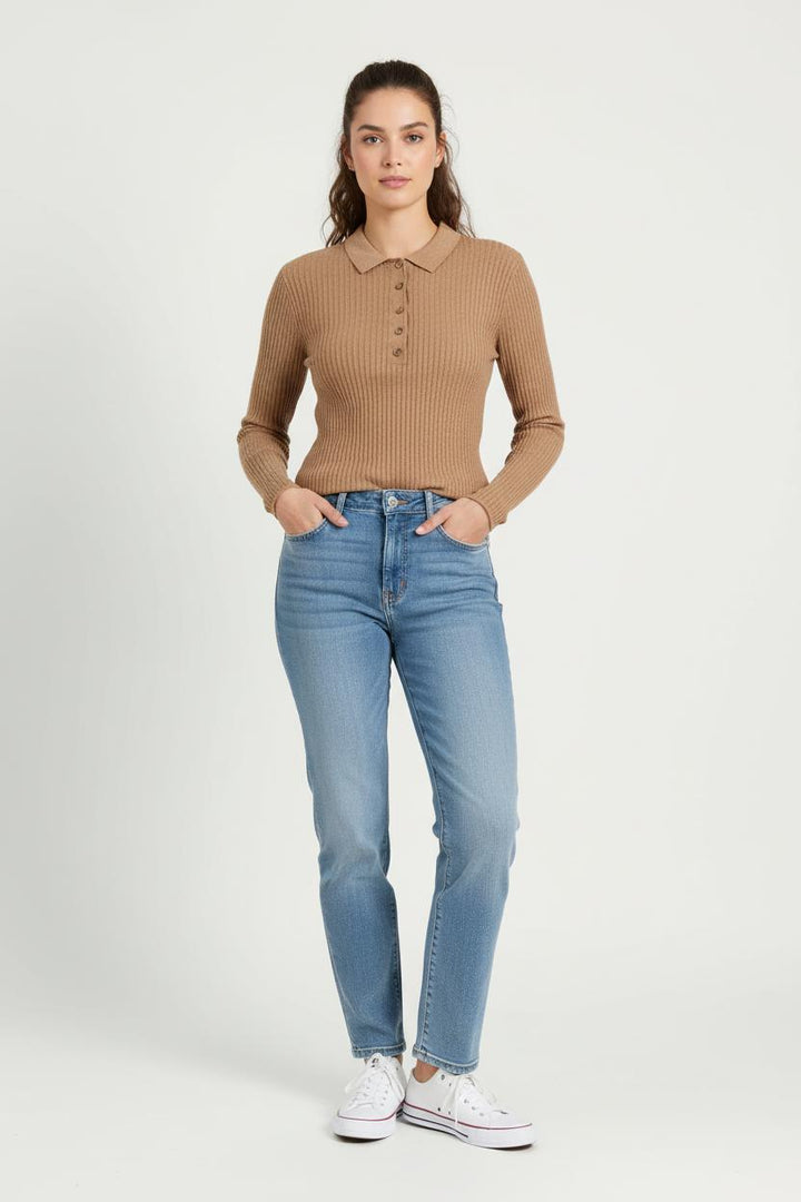 Polo Beige - Taille S/36 de la marque Petite Mendigote | PARAD76868 - Vendu par Paradigme - Image 1