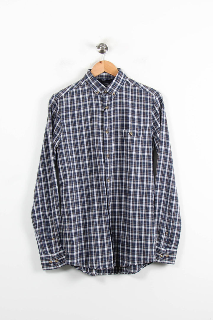 Chemise À Carreaux Bleue et Blanche - Taille S/36 de la marque Galeries Lafayette | PARAD76869 - Vendu par Paradigme - Image 2