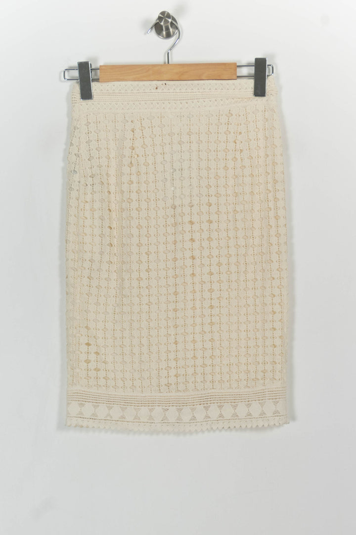 Jupe Midi Blanche - Taille XS/34 de la marque ba&sh | PARAD76880 - Vendu par Paradigme - Image 4