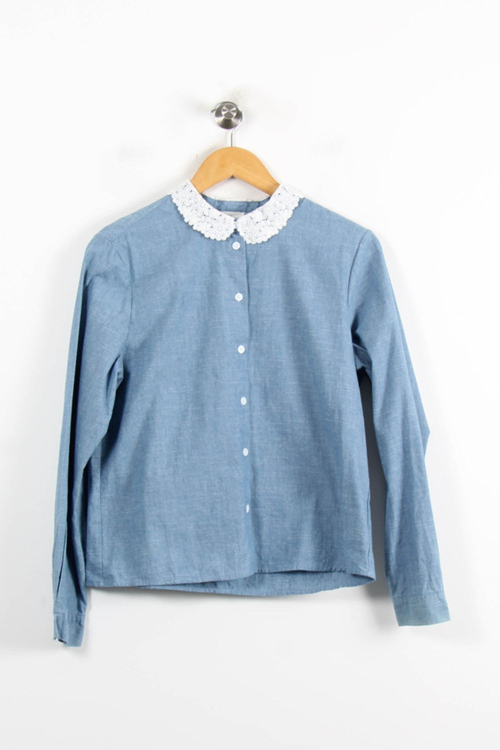 Chemise Bleu et Blanche - Taille S/36 de la marque Sézane | PARAD76881 - Vendu par Paradigme - Image 2