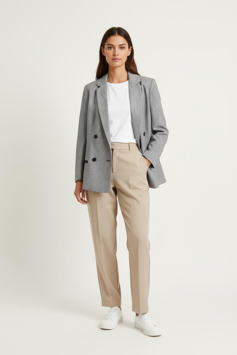 Blazer Gris - Taille S/36 de la marque FRNCH | PARAD76885 - Vendu par Paradigme - Image 1