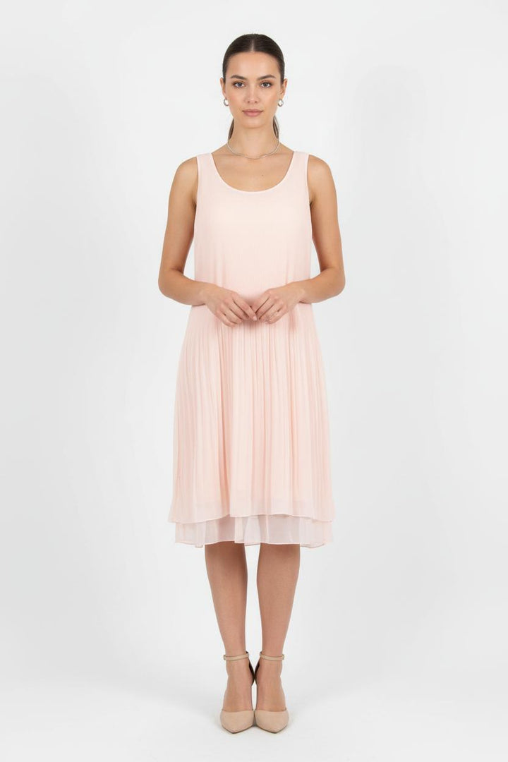 Robe Plissée Rose - Taille S/36 de la marque Sézane | PARAD76892 - Vendu par Paradigme - Image 1