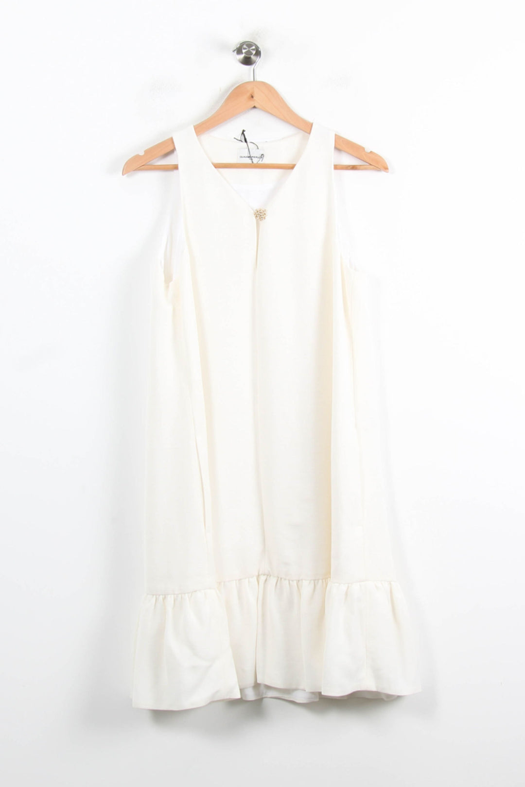 Robe Sans Manches Blanche - Taille XL/42 de la marque Claudie Pierlot | PARAD76893 - Vendu par Paradigme - Image 2