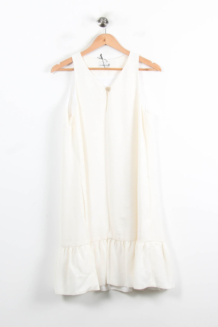 Robe Sans Manches Blanche - Taille XL/42 de la marque Claudie Pierlot | PARAD76893 - Vendu par Paradigme - Image 2