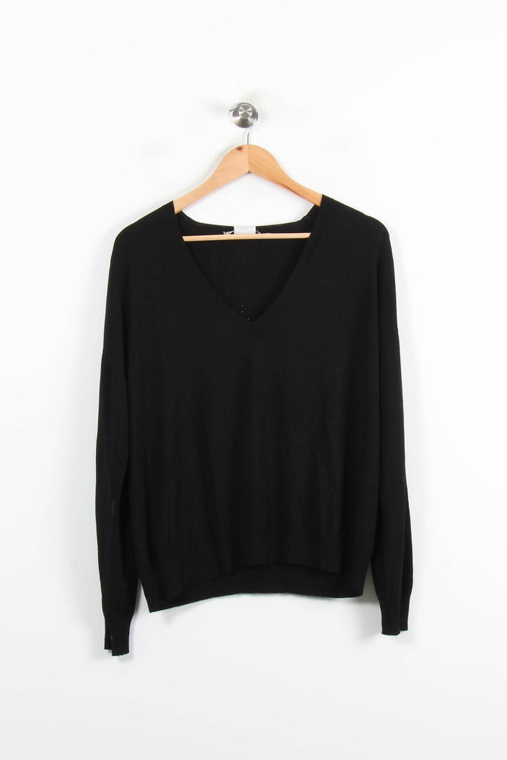 Pull Noir - Taille L/40 de la marque La Fée Maraboutée | PARAD76910 - Vendu par Paradigme - Image 2