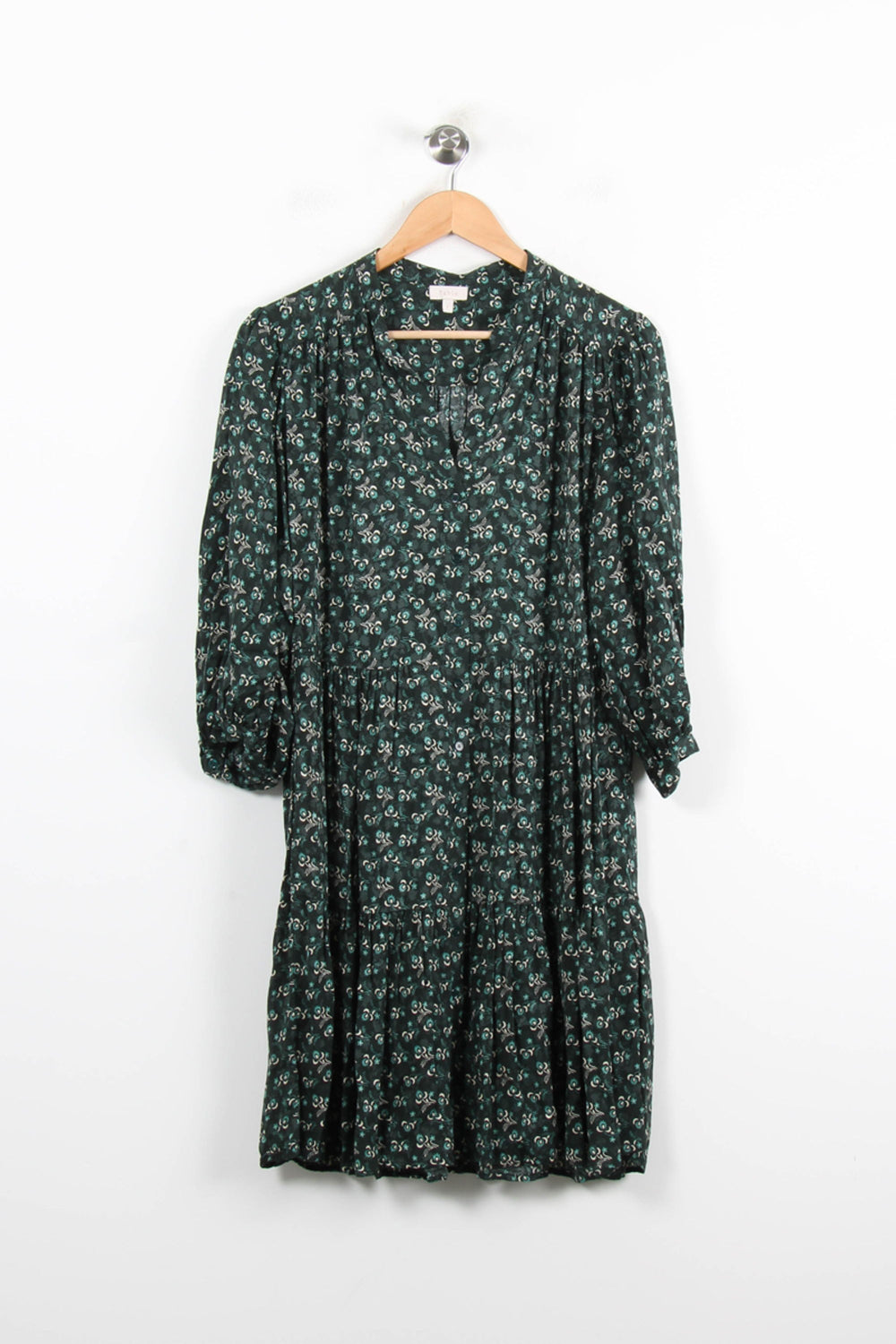 Robe Fleurie Verte - Taille S/36 de la marque Pablo | PARAD76914 - Vendu par Paradigme - Image 2