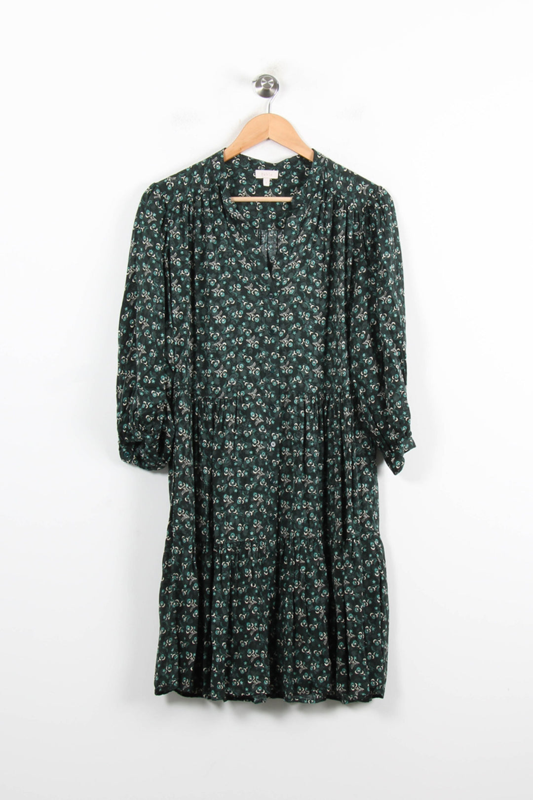 Robe Fleurie Verte - Taille S/36 de la marque Pablo | PARAD76914 - Vendu par Paradigme - Image 2