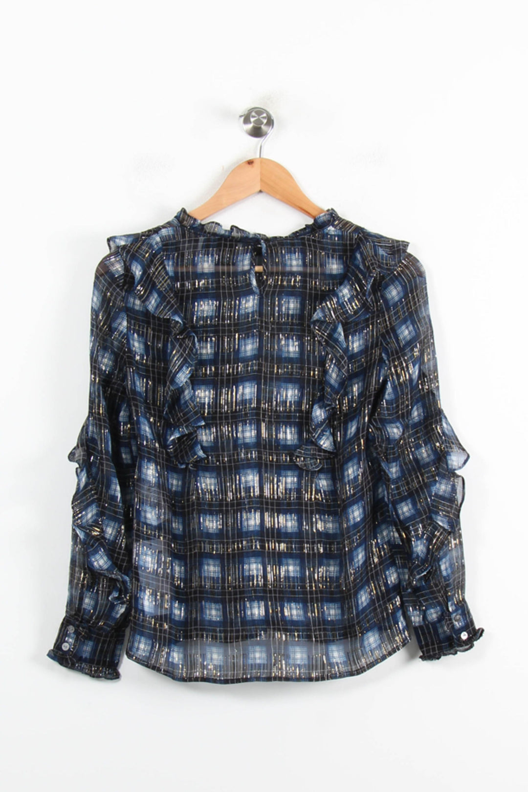 Blouse Bleue et Noire - Taille XS/34 de la marque Bérénice | PARAD76916 - Vendu par Paradigme - Image 4