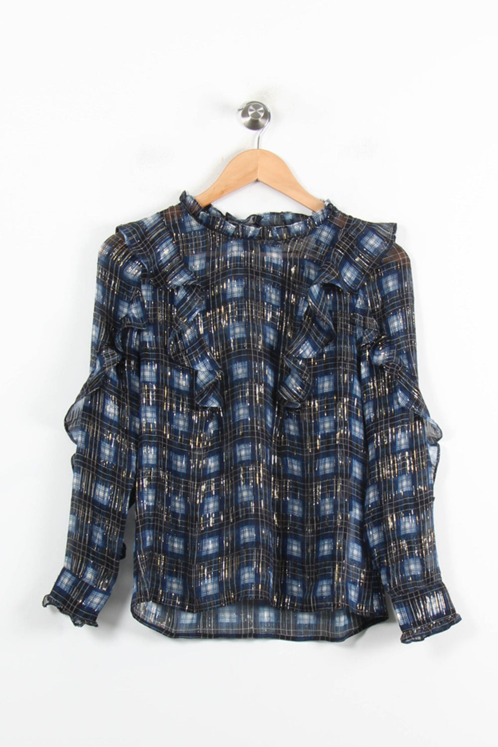 Blouse Bleue et Noire - Taille XS/34 de la marque Bérénice | PARAD76916 - Vendu par Paradigme - Image 2