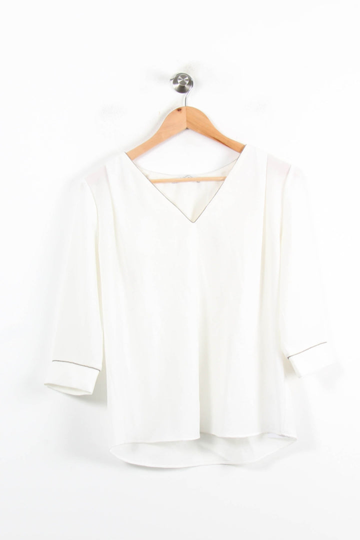 Blouse Blanche - Taille S/36 de la marque Sud express | PARAD76918 - Vendu par Paradigme - Image 2
