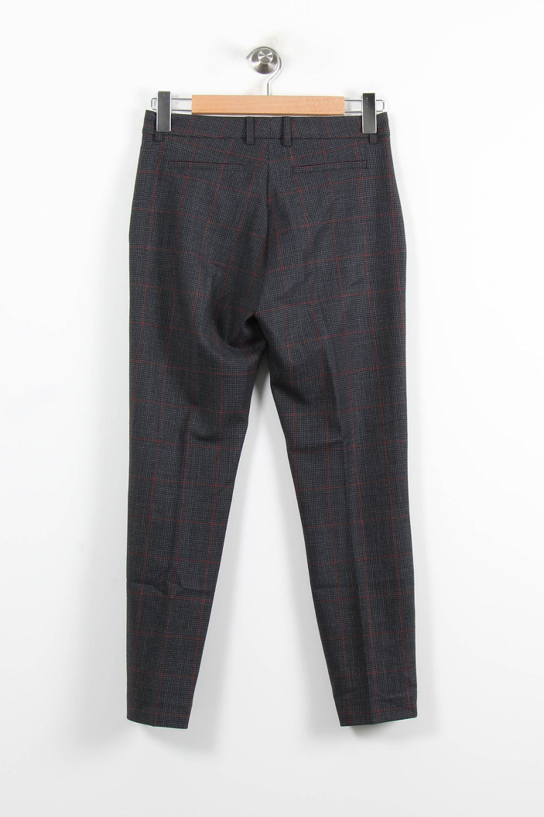 Pantalon À Carreaux Gris et Rouge - Taille XS/34 de la marque Pablo | PARAD76920 - Vendu par Paradigme - Image 4