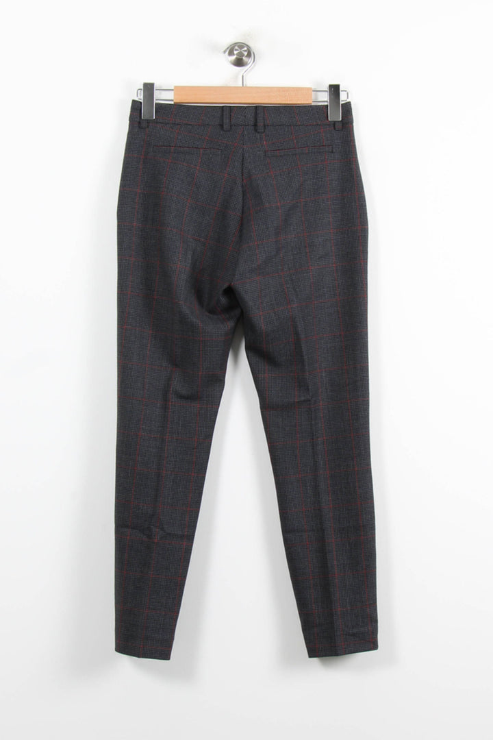 Pantalon À Carreaux Gris et Rouge - Taille XS/34 de la marque Pablo | PARAD76920 - Vendu par Paradigme - Image 4