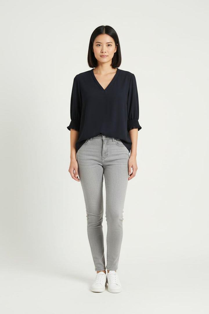 Blouse Bleue - Taille S/36 de la marque Sud express | PARAD76921 - Vendu par Paradigme - Image 1
