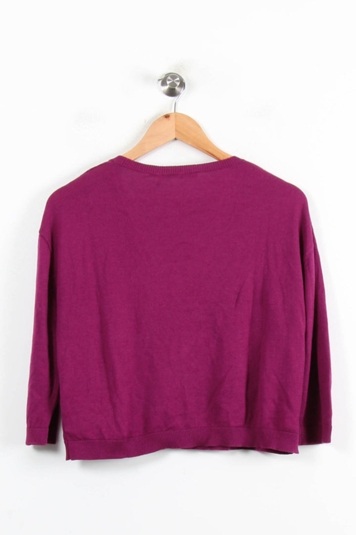 Gilet Violet - Taille M/38 de la marque La Fée Maraboutée | PARAD76928 - Vendu par Paradigme - Image 4