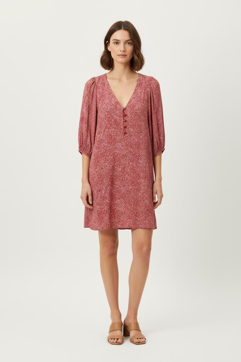 Robe Courte Bordeaux - Taille S/36 de la marque Des petits hauts | PARAD76936 - Vendu par Paradigme - Image 1