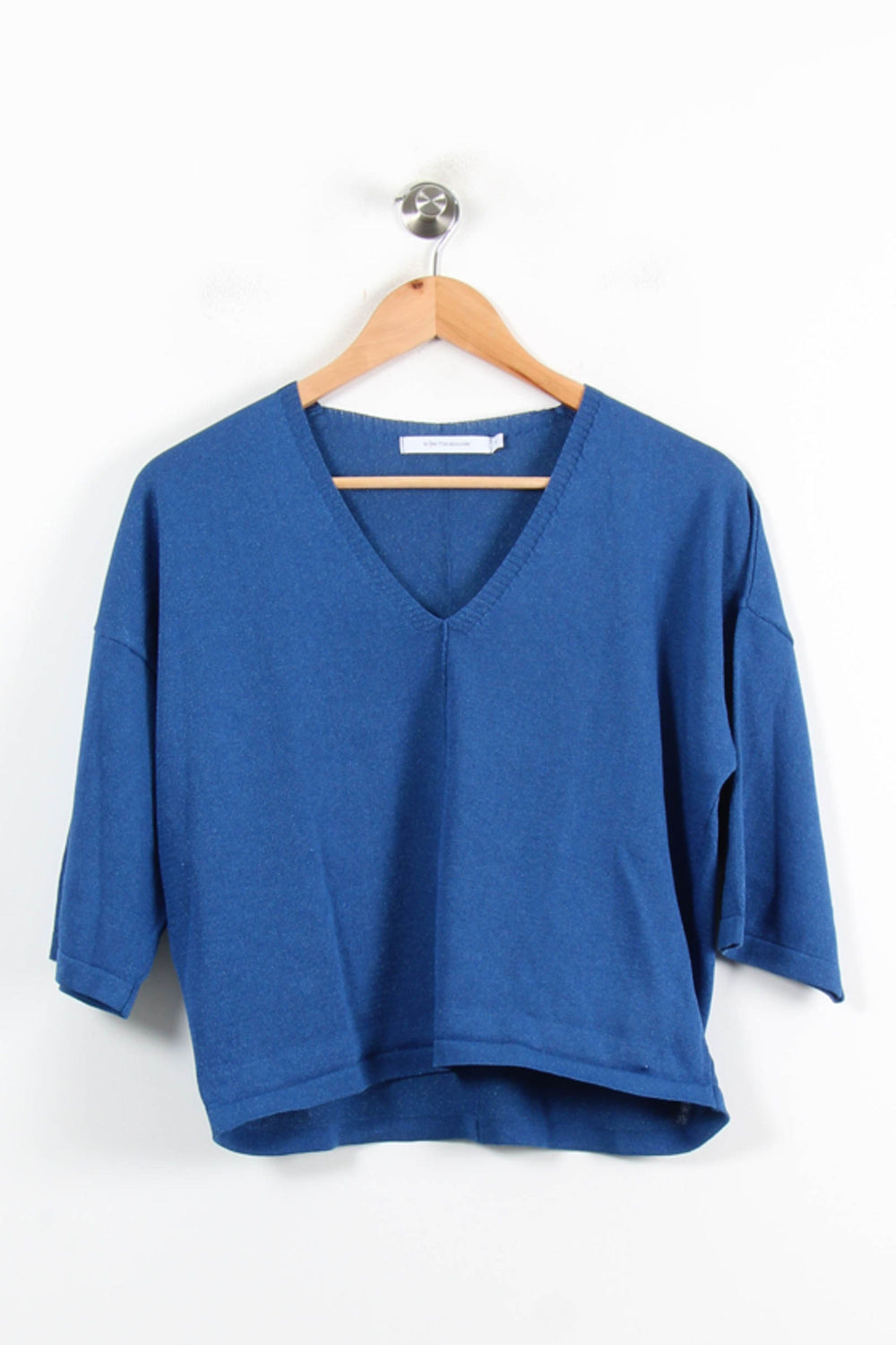 Pull Bleu - Taille M/38 de la marque La Fée Maraboutée | PARAD76946 - Vendu par Paradigme - Image 2