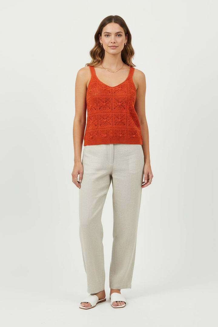 Débardeur Orange - Taille L/40 de la marque La Fée Maraboutée | PARAD76947 - Vendu par Paradigme - Image 1