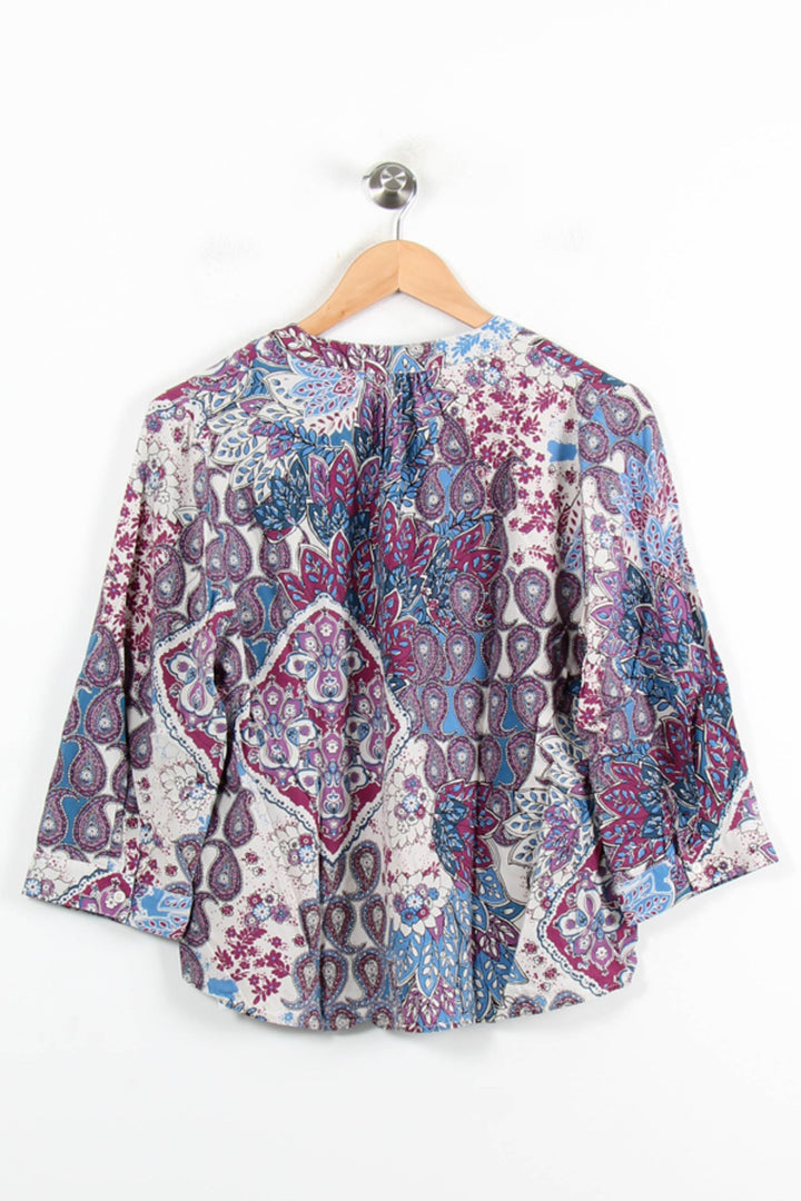 Blouse Multicolore - Taille L/40 de la marque La Fée Maraboutée | PARAD76949 - Vendu par Paradigme - Image 4