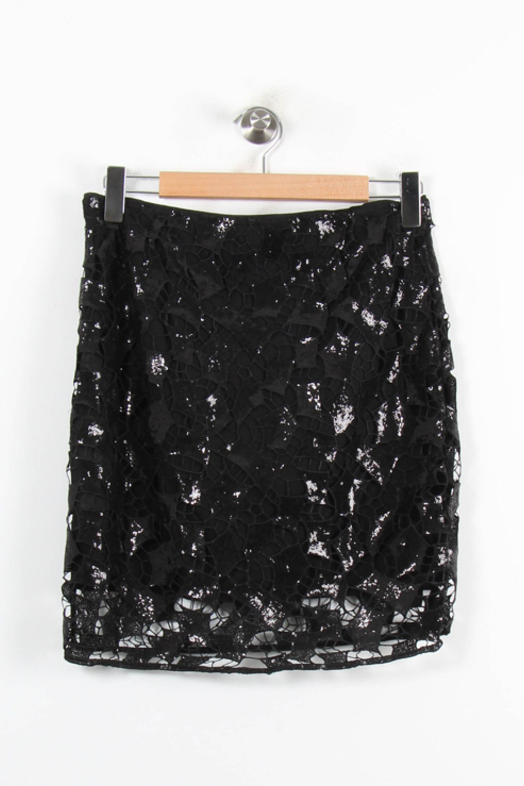 Jupe Dentelle Noire - Taille L/40 de la marque IRO | PARAD76956 - Vendu par Paradigme - Image 4
