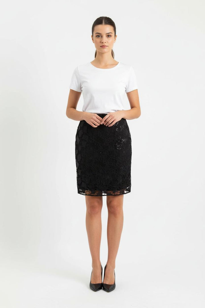 Jupe Dentelle Noire - Taille L/40 de la marque IRO | PARAD76956 - Vendu par Paradigme - Image 1