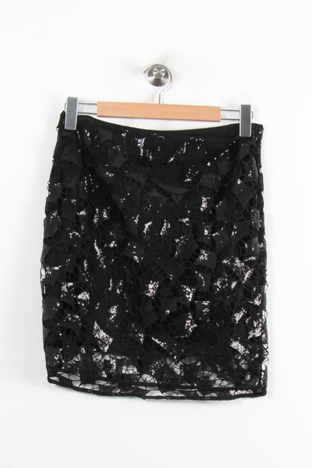 Jupe Dentelle Noire - Taille L/40 de la marque IRO | PARAD76956 - Vendu par Paradigme - Image 2