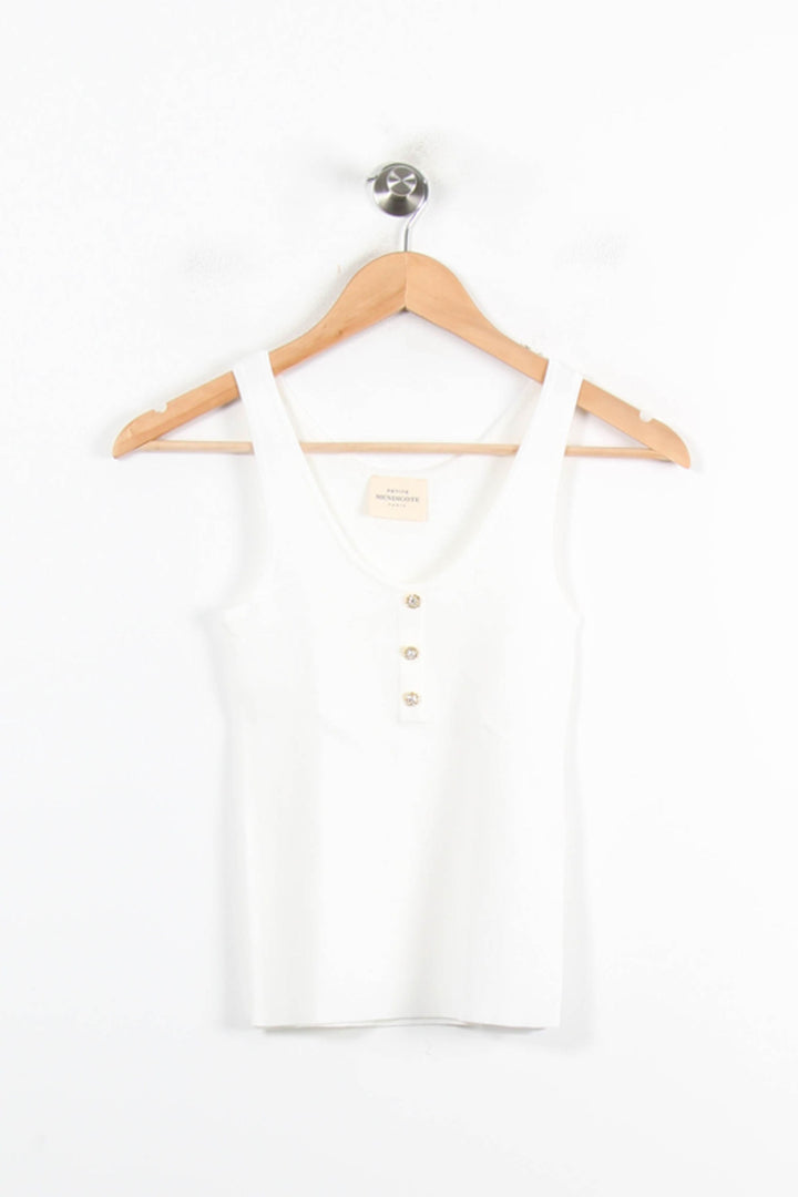 Débardeur Blanc - Taille XS/34 de la marque Petite Mendigote | PARAD76958 - Vendu par Paradigme - Image 2
