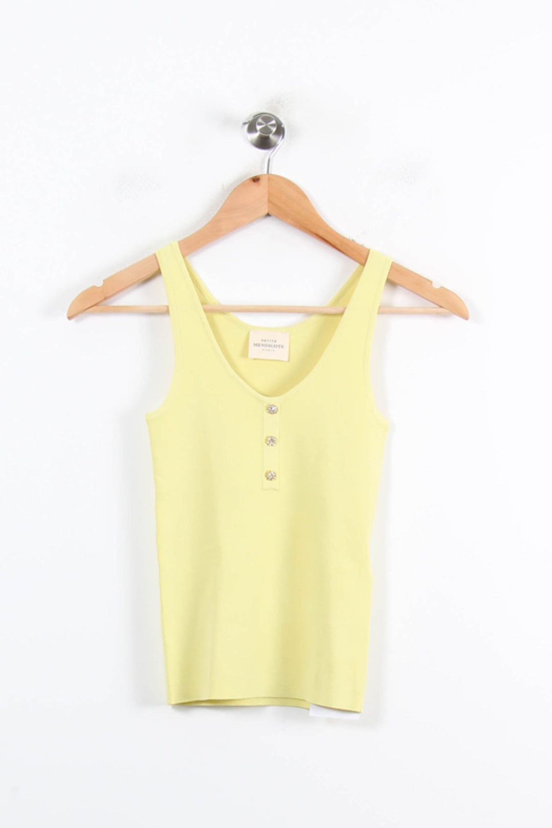 Débardeur Jaune - Taille XS/34 de la marque Petite Mendigote | PARAD76959 - Vendu par Paradigme - Image 2
