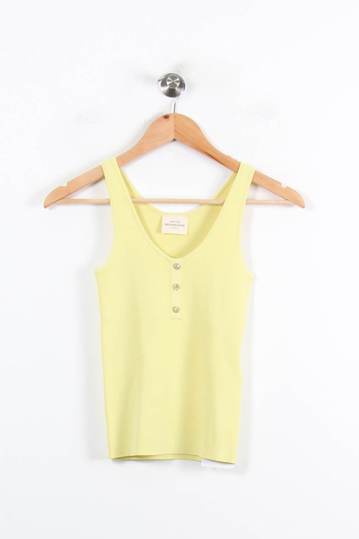 Débardeur Jaune - Taille XS/34 de la marque Petite Mendigote | PARAD76959 - Vendu par Paradigme - Image 2