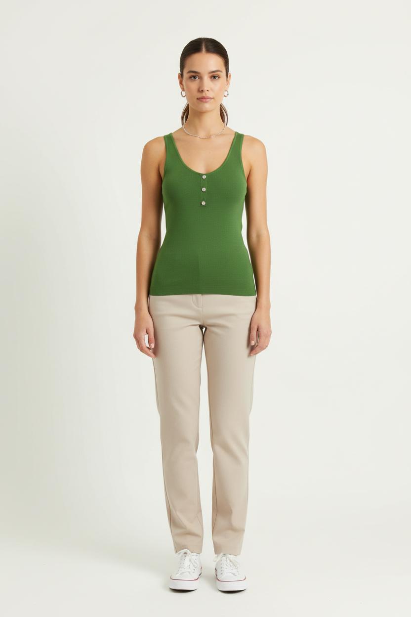 Débardeur Vert - Taille XS/34 de la marque Petite Mendigote | PARAD76960 - Vendu par Paradigme - Image 1