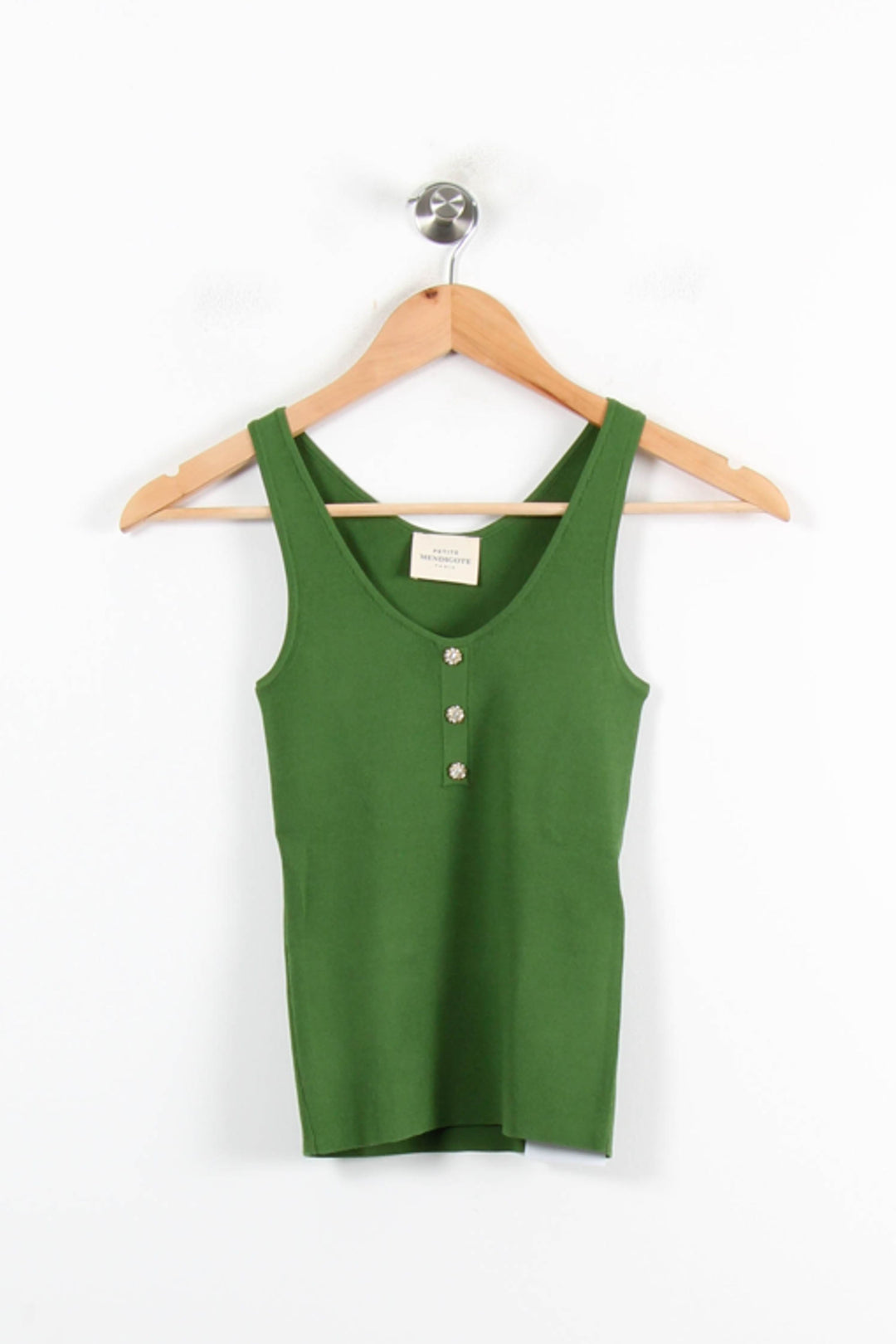 Débardeur Vert - Taille XS/34 de la marque Petite Mendigote | PARAD76960 - Vendu par Paradigme - Image 2