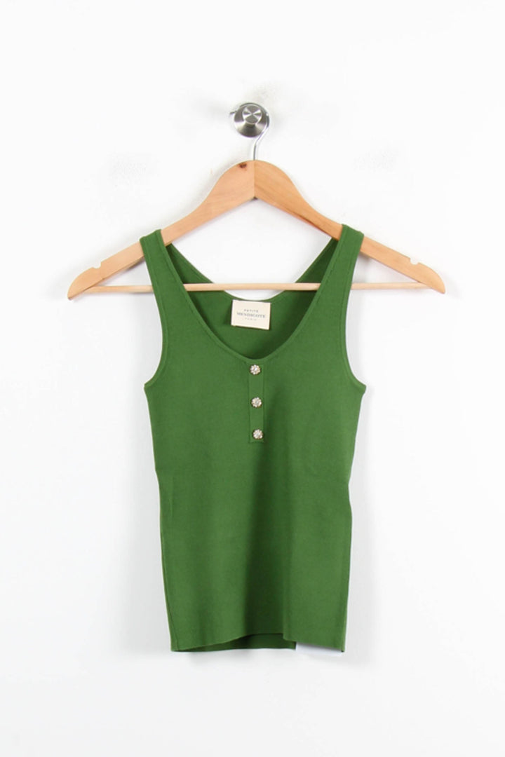 Débardeur Vert - Taille XS/34 de la marque Petite Mendigote | PARAD76960 - Vendu par Paradigme - Image 2