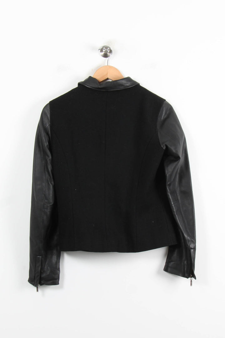 Blouson Noir - Taille S/36 de la marque Caroll | PARAD76975 - Vendu par Paradigme - Image 4