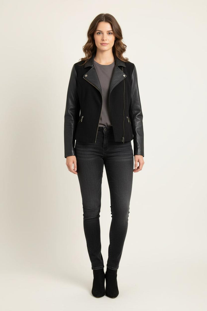 Blouson Noir - Taille S/36 de la marque Caroll | PARAD76975 - Vendu par Paradigme - Image 1