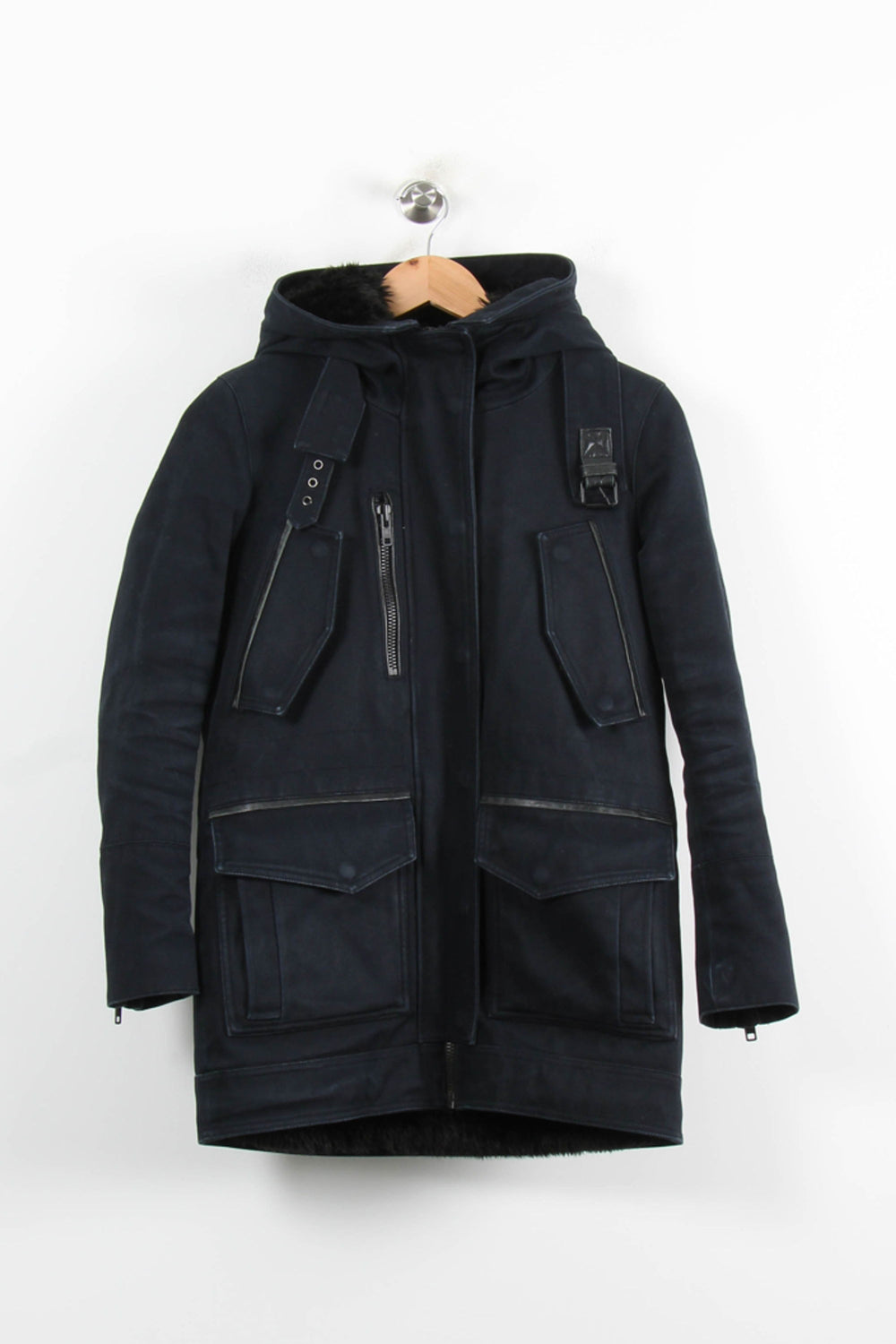 Parka Bleu - Taille XS/34 de la marque The Kooples | PARAD76976 - Vendu par Paradigme - Image 2