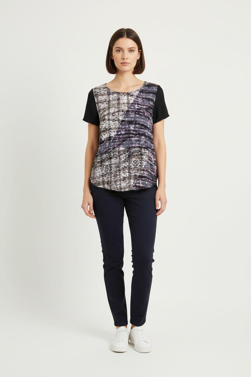 Tee-shirt Noir et Gris - Taille S/36 de la marque The Kooples | PARAD76983 - Vendu par Paradigme - Image 1