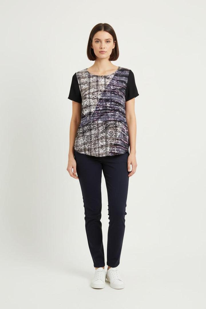 Tee-shirt Noir et Gris - Taille S/36 de la marque The Kooples | PARAD76983 - Vendu par Paradigme - Image 1